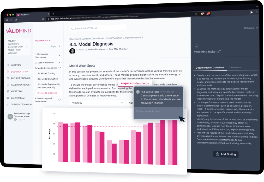 An image showing the main ValidMind UI main dashboard