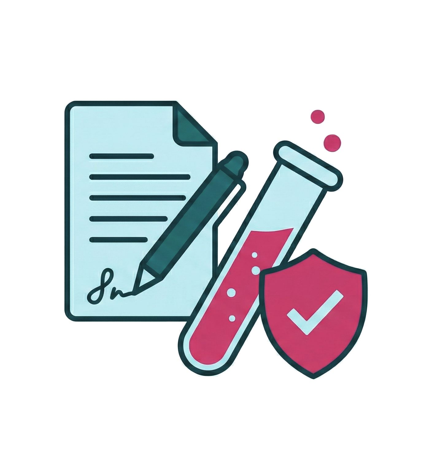 A screenshot of documentation, testing and validation